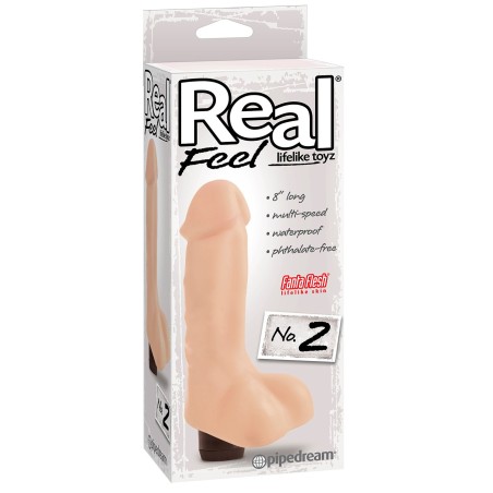 VIBRATORE REALISTICO REAL FEEL LIFELIKE 2 CARNE - 20 CM