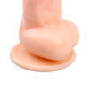 VIBRATORE REALISTICO CON VENTOSA JUMBO JACK CARNE - 15 CM