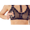 SET FETISH NERO CON COPPE APRIBILI - COTTELLI BONDAGE SET FETISH NERO CON COPPE APRIBILI - COTTELLI BONDAGE