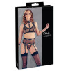 SET FETISH NERO CON COPPE APRIBILI - COTTELLI BONDAGE SET FETISH NERO CON COPPE APRIBILI - COTTELLI BONDAGE