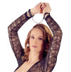 BODY IN PIZZO NERO CON MANETTE E POLSINI ALLE CAVIGLIE - COTTELLI BONDAGE BODY IN PIZZO NERO CON MANETTE E POLSINI ALLE CAVIGLIE - COTTELLI BONDAGE