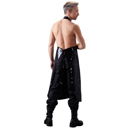 GREMBIULE DA MACELLAIO IN LATEX NERO LATE X