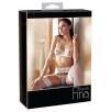 COMPLETO INTIMO BIANCO 3 PEZZI CON REGGICALZE