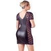 MINI ABITO SEXY PIZZO LATERALE - COLORE NERO - COTTELLI CURVES MINI ABITO SEXY PIZZO LATERALE - COLORE NERO - COTTELLI CURVES
