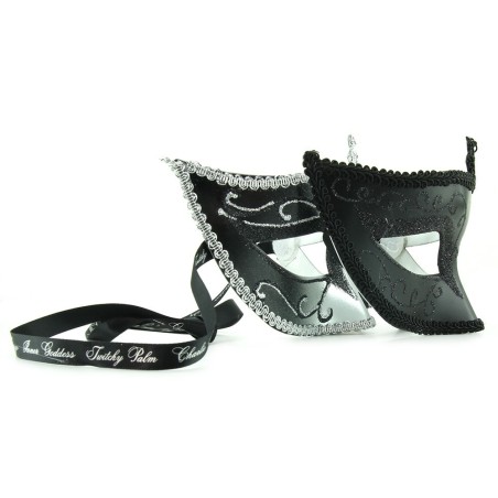SET 2 MASCHERE IN STILE SICILIANO 50 SFUMATURE DI GRIGIO IN MASCHERA