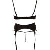 COMPLETO INTIMO ROSSO CON REGGISENO A BALCONCINO REGGICALZE E PERIZOMA APERTO COMPLETO INTIMO ROSSO CON REGGISENO A BALCONCINO REGGICALZE E PERIZOMA APERTO
