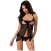CHEMISE PASSION WOMAN PRALINE NERO CHEMISE PASSION WOMAN PRALINE NERO