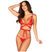 CHEMISE NATALIZIA OBSESSIVE LOVLEA SET ROSSO CHEMISE NATALIZIA OBSESSIVE LOVLEA SET ROSSO