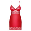 CHEMISE SUPER SEXY OBSESSIVE KLEID COLORE - ROSSO CHEMISE SUPER SEXY OBSESSIVE KLEID COLORE - ROSSO
