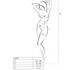 BODYSTOCKING PASSION WOMAN BS012 BIANCO - TAGLIA UNICA BODYSTOCKING PASSION WOMAN BS012 BIANCO - TAGLIA UNICA