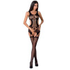 BODYSTOCKING PASSION WOMAN BS066 NERO - TAGLIA UNICA BODYSTOCKING PASSION WOMAN BS066 NERO - TAGLIA UNICA