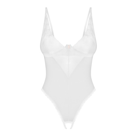 Corpetto senza cavallo in elegante bianco Obsessive