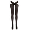 COLLANT SEXY APERTI E INCROCIATI IN VITA COTTELLI LEGWEAR - COLORE NERO COLLANT SEXY APERTI E INCROCIATI IN VITA COTTELLI LEGWEAR - COLORE NERO