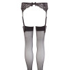 COLLANT SEXY CON REGGICALZE IN PIZZO COTTELLI LEGWEAR - COLORE NERO COLLANT SEXY CON REGGICALZE IN PIZZO COTTELLI LEGWEAR - COLORE NERO