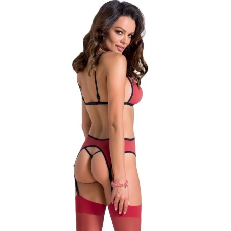 COMPLETO INTIMO CASMIR SYLVIANE CORSETTO CORALLO