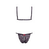 COMPLETO 2 PZ BARELY BARE X STRAP BRALETTE - COLORE NERO - TAGLIA UNICA COMPLETO 2 PZ BARELY BARE X STRAP BRALETTE - COLORE NERO - TAGLIA UNICA