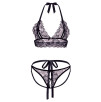 COMPLETO 2 PZ BARELY BARE PEEK A BOO BRALETTE - COLORE NERO - TAGLIA UNICA COMPLETO 2 PZ BARELY BARE PEEK A BOO BRALETTE - COLORE NERO - TAGLIA UNICA