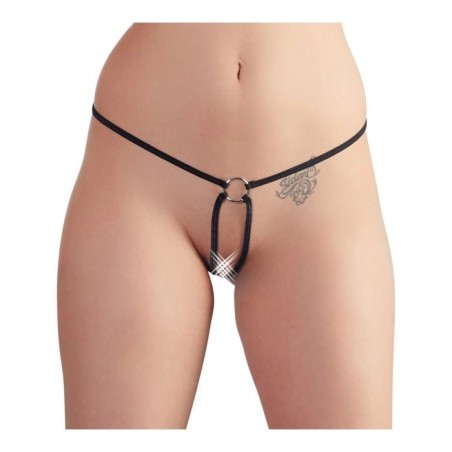 SEXY STRINGS MANDY MYSTERY - COLORE NERO - TAGLIA UNICA