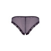 TANGA BARELY BARE DOUBLE WINDOW - COLORE NERO - TAGLIA UNICA TANGA BARELY BARE DOUBLE WINDOW - COLORE NERO - TAGLIA UNICA