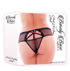 TANGA BARELY BARE PEEK A BOO BUTT - COLORE NERO - TAGLIA UNICA TANGA BARELY BARE PEEK A BOO BUTT - COLORE NERO - TAGLIA UNICA