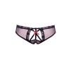 TANGA BARELY BARE PEEK A BOO BUTT - COLORE NERO - TAGLIA UNICA TANGA BARELY BARE PEEK A BOO BUTT - COLORE NERO - TAGLIA UNICA