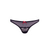 TANGA BARELY BARE MESH LACE - COLORE NERO - TAGLIA UNICA TANGA BARELY BARE MESH LACE - COLORE NERO - TAGLIA UNICA