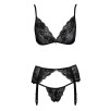 Morbido reggiseno reggicalze e perizoma di kissable Morbido reggiseno reggicalze e perizoma di kissable