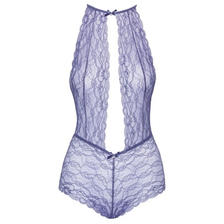 Body kissable completamente realizzato in pizzo pregiato