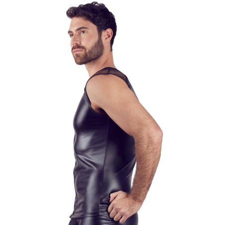 T-SHIRT UOMO STRETCHY DESIGN SLIM NEK COLORE NERO