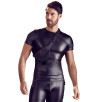 T-SHIRT UOMO STRETCHY CON MARSUPIO NEK COLORE NERO T-SHIRT UOMO STRETCHY CON MARSUPIO NEK COLORE NERO
