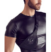 T-SHIRT UOMO STRETCHY CON MARSUPIO NEK COLORE NERO T-SHIRT UOMO STRETCHY CON MARSUPIO NEK COLORE NERO