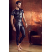T-SHIRT UOMO STRETCHY CON MARSUPIO NEK COLORE NERO T-SHIRT UOMO STRETCHY CON MARSUPIO NEK COLORE NERO