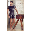 T-SHIRT UOMO STRETCHY BIKER STYLE NEK COLORE NERO T-SHIRT UOMO STRETCHY BIKER STYLE NEK COLORE NERO