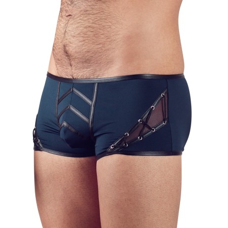 BOXER UOMO CON ALLACCIATURA DECORATIVE NEK COLORE BLU