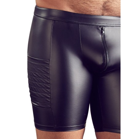 PANTALONCINI UOMO ELASTICIZZATI CON ZIP NEK COLORE NERO