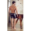 PANTALONCINI UOMO ELASTICIZZATI CON ZIP NEK COLORE NERO PANTALONCINI UOMO ELASTICIZZATI CON ZIP NEK COLORE NERO