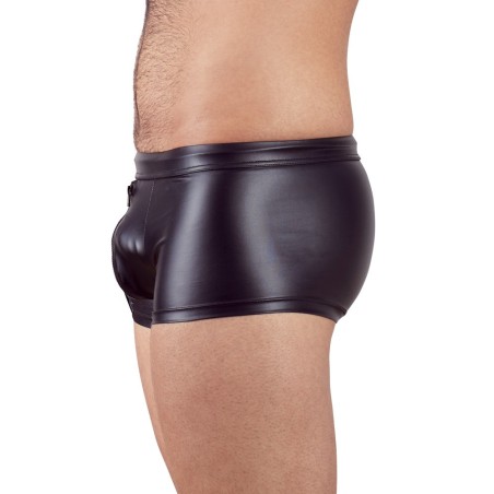 BOXER UOMO ELASTICIZZATI CON ZIP E TASCA NEK COLORE NERO