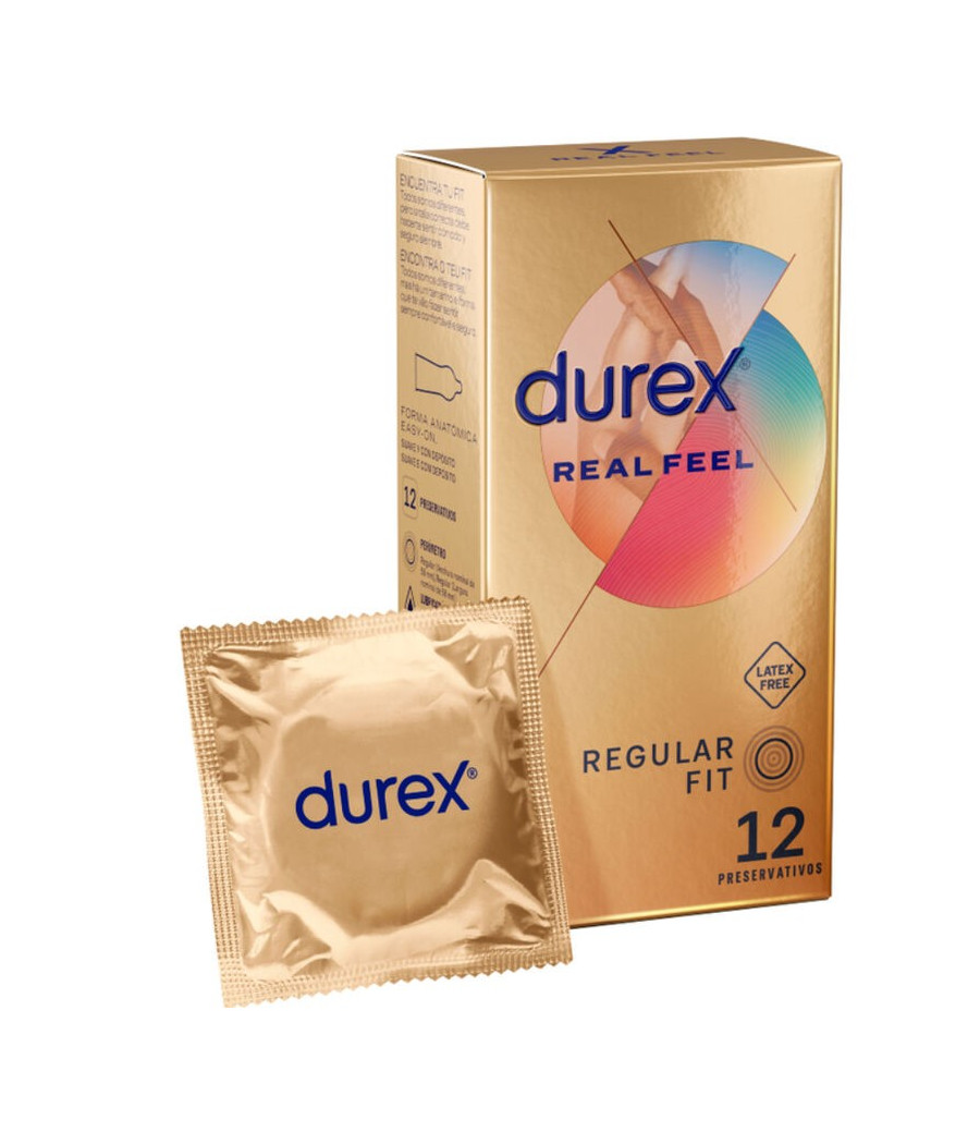 PROFILATTICI NO LATEX DUREX REAL FEEL - 12 PEZZI