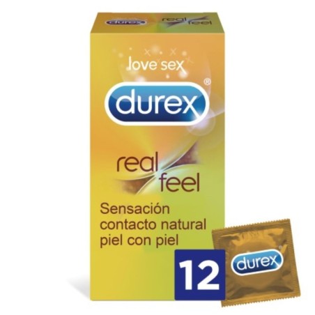 PROFILATTICI NO LATEX DUREX REAL FEEL - 12 PEZZI