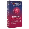 PROFILATTICI CONTROL SENSUAL DOTS LINES - 12 PEZZI PROFILATTICI CONTROL SENSUAL DOTS LINES - 12 PEZZI