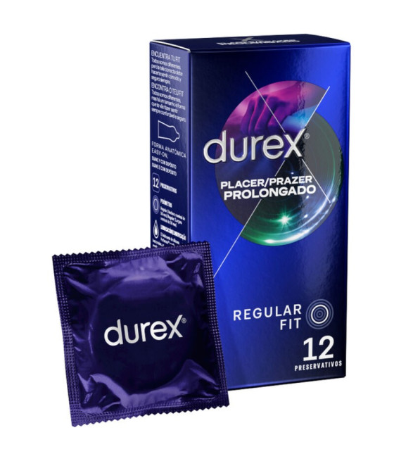 PROFILATTICI RITARDANTI DUREX "PROLONGED DELAYED" - 12 PEZZI