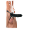 FALLO STRAP-ON FETISH FANTASY HOLLOW EXTREME NERO - 17 CM