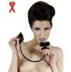 BALL GAG IN LATEX CON POMPA INFLATABLE GAG
