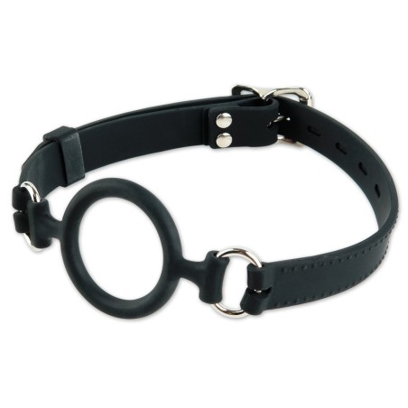 MORSO BALL GAG O-RING SILICONE FETISH FANTASY EXTREME COLORE NERO