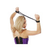 MANETTE IN COTONE FETISH FANTASY SILK ROPE NERO MANETTE IN COTONE FETISH FANTASY SILK ROPE NERO