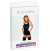 CORSETTO CON REGGICALZE IN LATEX NERO CORSETTO CON REGGICALZE IN LATEX NERO