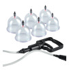 SET COPPETTAZIONE FETISH FANTASY CON POMPA A VUOTO - 6 COPPETTE DIVERSE MISURE SET COPPETTAZIONE FETISH FANTASY CON POMPA A VUOTO - 6 COPPETTE DIVERSE MISURE