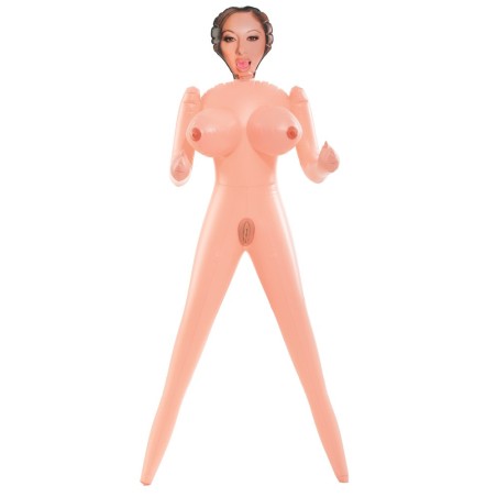 BAMBOLA GONFIABILE PIPEDREAM BROOKE LE HOOK - LIFE SIZE -