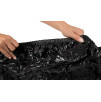 LENZUOLO IN VINILE PVC ORGY-BLACK - 200 X 230 CM