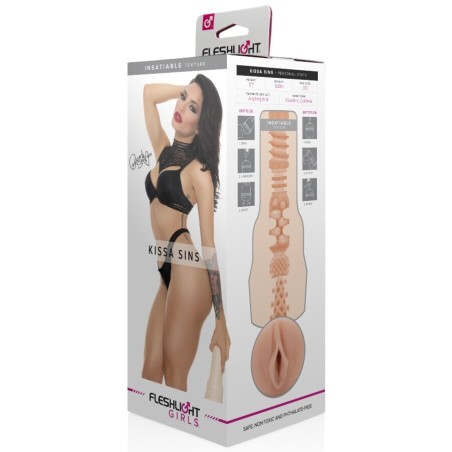 MASTURBATORE VAGINA REALISTICA FLESHLIGHT KISSA SINS INSATIABLE